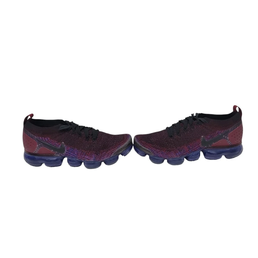 Nike ViporMax Burgundy Blue Black Women's Athletic Shoes Size 7.5